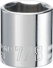 View of CRAFTSMAN Sockets: 6-Point on white background